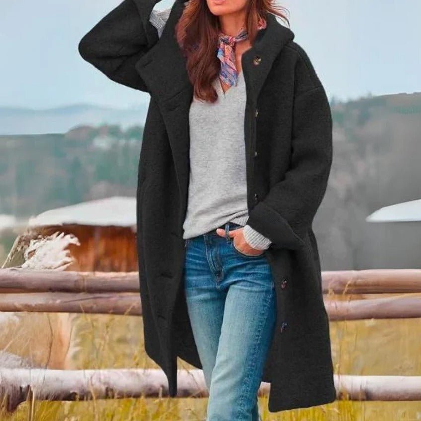Merle Dicker Kapuzenmantel