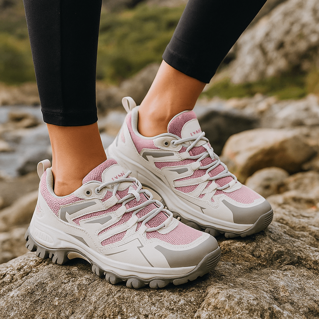 Ella - Solidne damskie buty trekkingowe wodoodporne