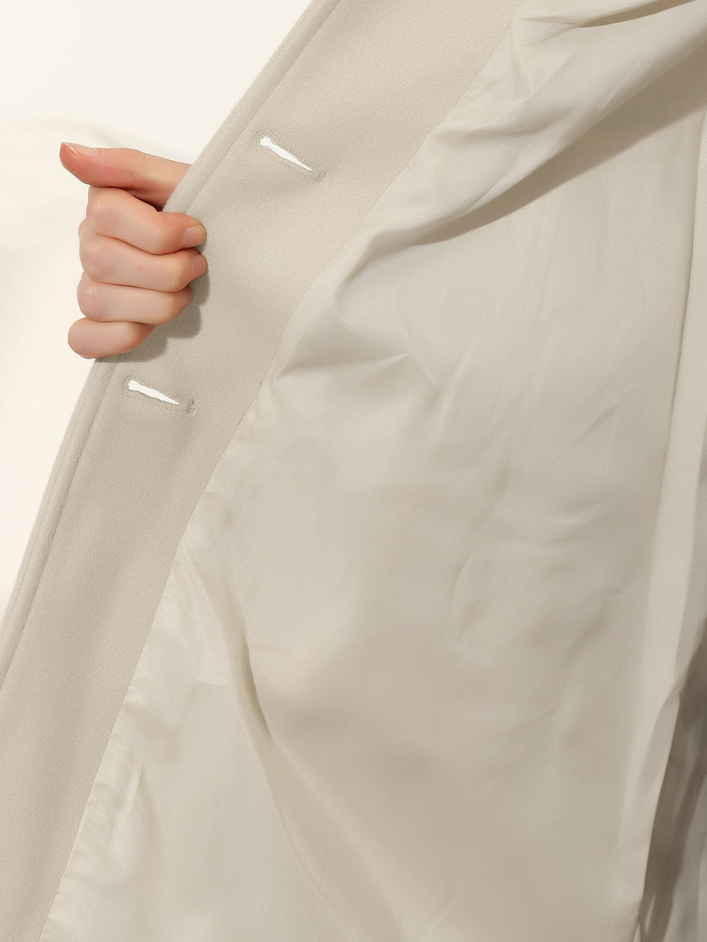 SINGLE BREASTED WINTER TRENCH COAT